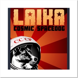 Laika- Cosmic Spacedog Posters and Art